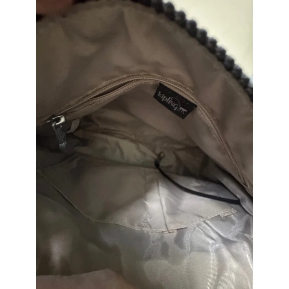 Kipling Black Aisling Nylon Crossbody Bag Adjustable Strap‎ Everyday Travel